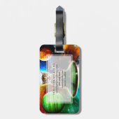 エイリアンネコufoソーサー ラゲッジタグ (裏面縦)