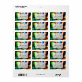 エイリアンネコufoソーサー ラベル (フルシート)