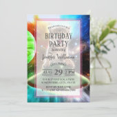 エイリアンネコufoソーサー 招待状 (スタンド正面)