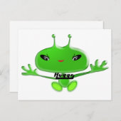 エイリアンハグス ポストカード (正面/裏面)