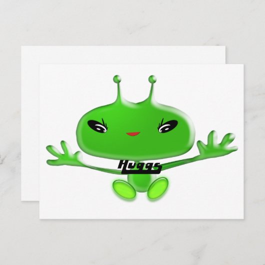 エイリアンハグス ポストカード (正面/裏面)