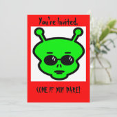 エイリアンハロウィーン招待状 招待状 (スタンド正面)