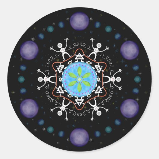 エイリアンバディ ラウンドシール (正面)