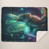 エイリアンバニー シェルパブランケット (正面(横))