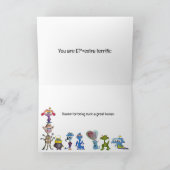 エイリアンバレンタイン・カード(5 x 7) サンキューカード (内部)