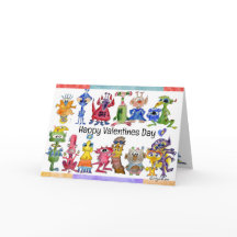 エイリアンバレンタイン・カード(5 x 7)