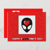 エイリアンバレンタイン シーズンポストカード (正面/裏面)