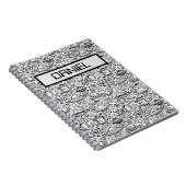 エイリアンパタパーソナライズされたーン ノートブック (右側)