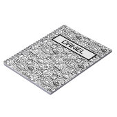 エイリアンパタパーソナライズされたーン ノートブック (左側)