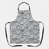エイリアンパターン エプロン (正面)