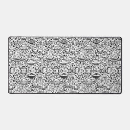 エイリアンパターン デスクマット