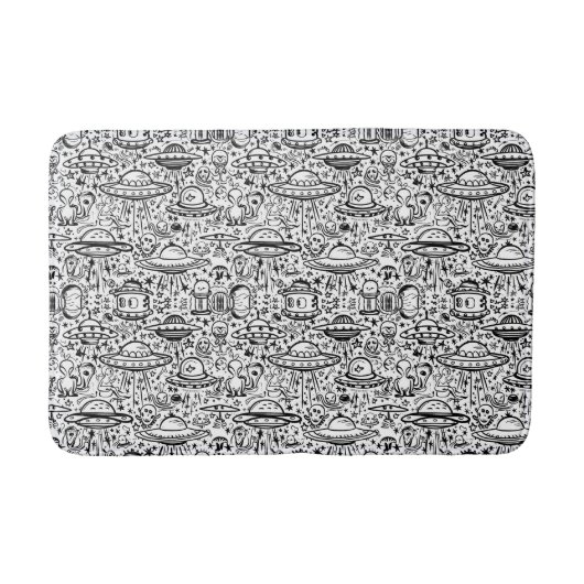 エイリアンパターン バスマット (正面)