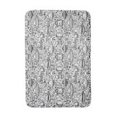 エイリアンパターン バスマット (正面縦)