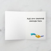 エイリアンパーティーグリーティングカード – メカスタマイズッセージ カード (内部)