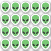 エイリアンパーティー装飾 宇宙船 ブジョープランナー シール (正面)