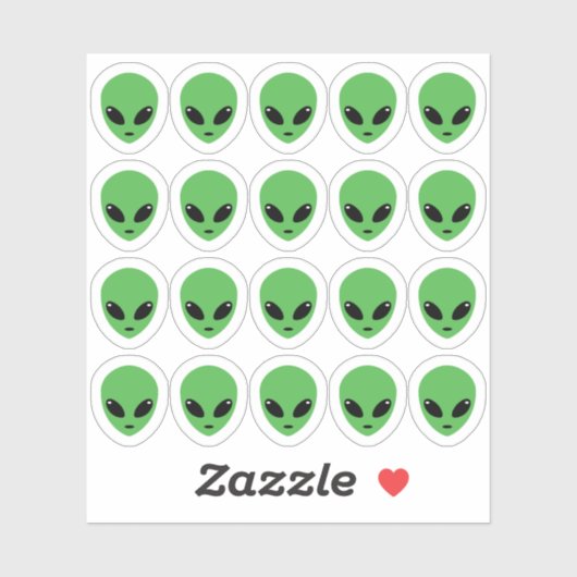 エイリアンパーティー飾り宇宙船 ブジョープランナー シール (シート)