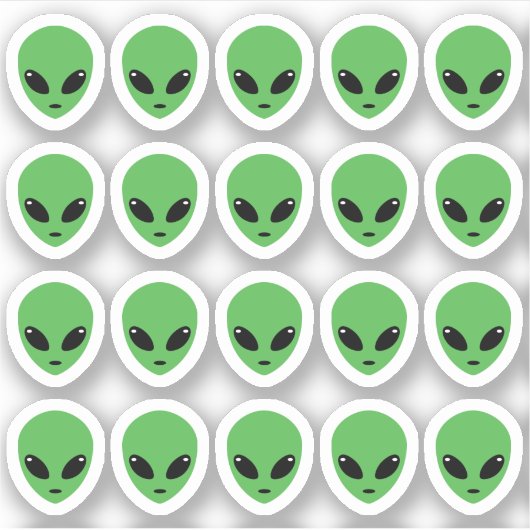 エイリアンパーティー飾り宇宙船 ブジョープランナー シール (正面)