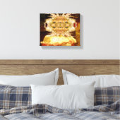 エイリアンパーティ キャンバスプリント (インサイチュ (寝室))