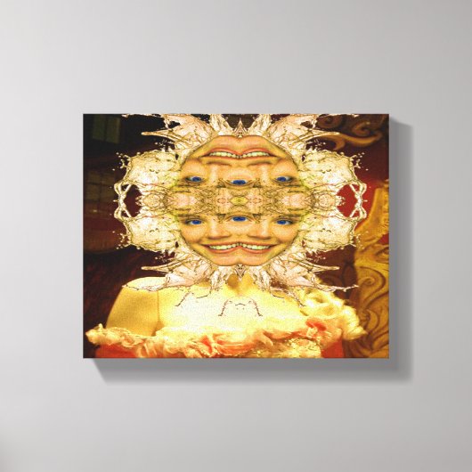 エイリアンパーティ キャンバスプリント (正面)