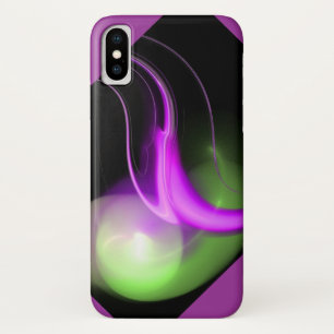 エイリアンパールブラックパープル iPhone X ケース