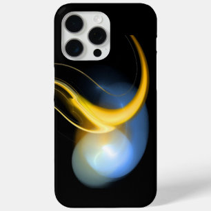 エイリアンパールブルーホワイトイエローブラック iPhone 15 PRO MAXケース
