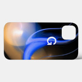 エイリアンパールモノグラムパープル Case-Mate iPhoneケース (裏面 (横))