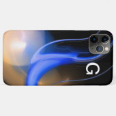 エイリアンパールモノグラムパープル Case-Mate iPhoneケース (裏面(横))