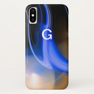 エイリアンパールモノグラムパープル iPhone X ケース