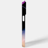エイリアンパールモノグラムブルーブラウン Case-Mate iPhoneケース (裏面 / 右)