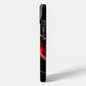 エイリアンパールモノグラムレッドグリーンフラクタルスワーズ Case-Mate iPhoneケース (裏面 / 左)