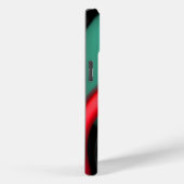 エイリアンパールモノグラムレッドグリーンフラクタルスワーズ Case-Mate iPhoneケース (裏面 / 右)