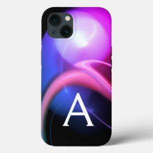 エイリアンパールモノグラムPinkPurpleフラクタルスワーズ iPhone 13ケース