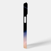 エイリアンパール/ブルー白黒抽象芸術モノグラム Case-Mate iPhoneケース (裏面 / 右)