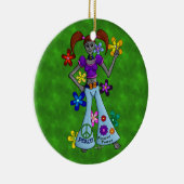 エイリアンヒッピー セラミックオーナメント (右)