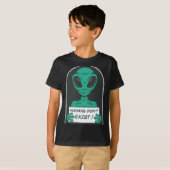 エイリアンヒューマンは存在しません Tシャツ (正面フル)