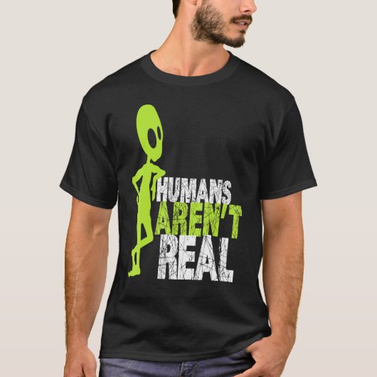 エイリアンヒューマンズアレ実在ートUfo Tシャツ (正面)