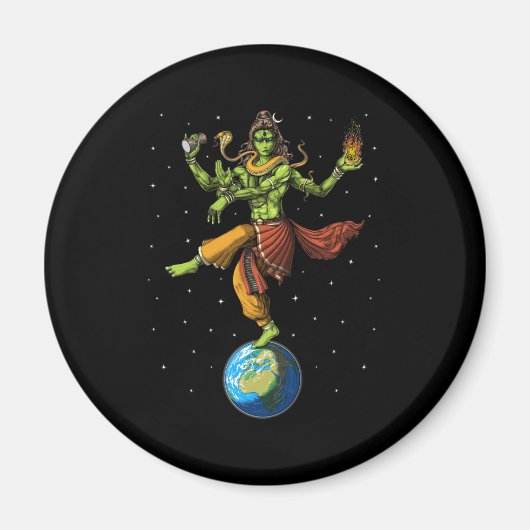 エイリアンヒンズー教主シヴァ マグネット (正面)