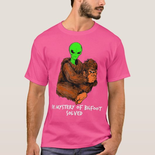 エイリアンビッグフットUfo誘拐事件 Tシャツ (正面)