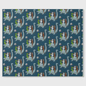 エイリアンビッグフートユニコーンライディングローチネスモンスター ラッピングペーパー (フラット)