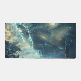 エイリアンビューティファンタジーデジタルアート デスクマット