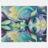 エイリアンピクシーフリースブランケット フリースブランケット (正面(横))