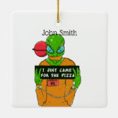 エイリアンピザエリア51 セラミックオーナメント (裏面)