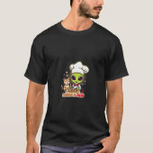 エイリアンピザシェフキャットカルーンアート Tシャツ (正面)