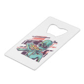 エイリアンピザ クレジットカード栓抜き (正面アングル)