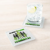 エイリアンファッショニスタ.w ガラスコースター (アングル)