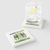 エイリアンファッショニスタ.w ストーンコースター (横)