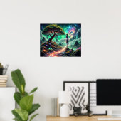 エイリアンフェミニンの散策エイリアン ポスター (ホームオフィス)