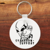 エイリアンフクロウ キーホルダー (正面)