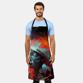 エイリアンプリンセス エプロン (着用した状態)