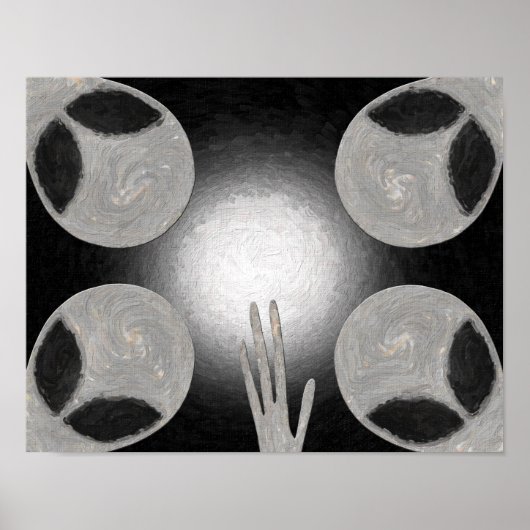 エイリアンプローブプリント ポスター (正面)